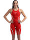 Speedo 15855H728 Women's One Piece Competition Swimsuit Red