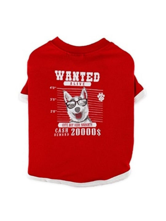 T-Shirt Gesucht Rot L