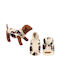 Плетена риза Woofmoda 931-1015 3XL 50x62x46см Карирано лилаво
