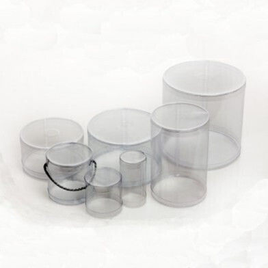 Runde PVC-Box D17xy25 Osterei-Design 400g