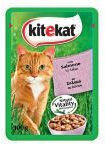 Kitekat Pouch Salmon Trout Carrots 85gr