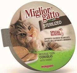 Morando Migliorgatto Sterilized Cats Rabbit Food 85gr Morando