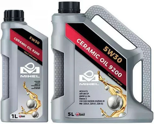 Mihel Ceramic 9200 Синтетичен Масло за Автомобили 5W-30 1лт