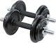 Eb Fit Αλτήρες Σετ με Μπάρα Συνολικού Βάρους 19kg σε Βαλιτσάκι