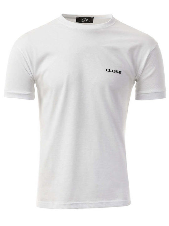 Close Society T-shirt Λευκό Βαμβακερό Close Society T-shirt Λευκό Βαμβακερό