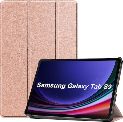 Sonique Flip Cover Δερμάτινο / Δερματίνης Ανθεκτική Ροζ Χρυσό Samsung Galaxy Tab S9 11