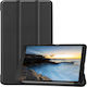 Sonique Flip Cover Dauerhafte Schwarze Samsung Galaxy Tab A 8.0 2019 T290