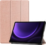 Sonique Smartcase Slim Flip Cover Leather / Synthetic Leather Durable Rose Gold Samsung Galaxy Tab S9 FE 10.9