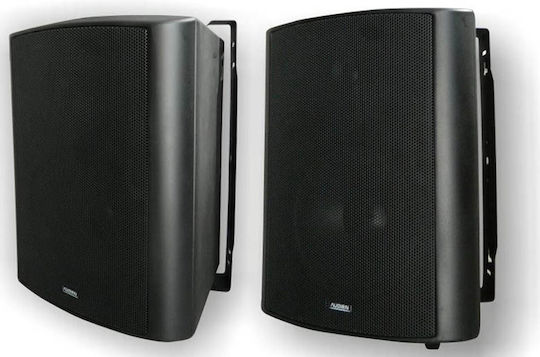Audien Επιτοίχια Ηχεία 150W (Ζεύγος) Μαύρα BT-808B