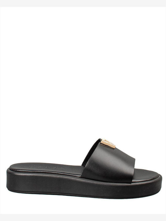Zakro Collection Damen Flache Sandalen Flatforms in Schwarz Farbe
