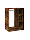 vidaXL Cuier de podea din Lemn Gri 77x48x102cm