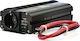 Geko Invertor Auto Modificat Sine Wave 1600W pentru Convertirea 12V DC în 230V AC