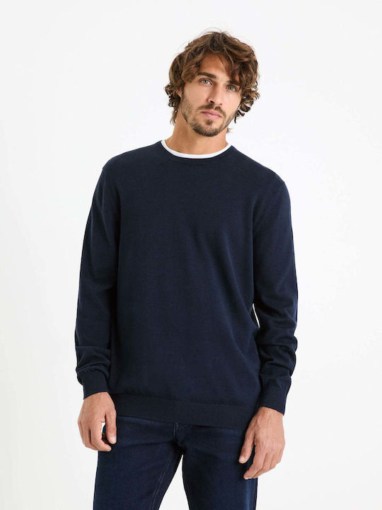 Celio Bluza Bărbătească BLUE