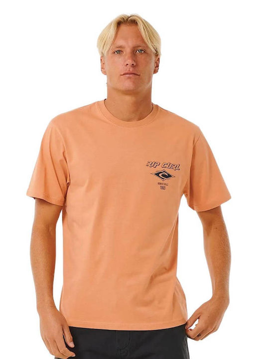 Rip Curl Men's Short Sleeve T-shirt Peaches