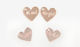 Heart Plexiglass Shapes Rose Gold 2.1cm X 1.9cm 0529017 Includes 25 Pieces Nonna