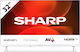 Sharp Smart Τηλεόραση 32" HD Ready LED 32FH2EW (2023)
