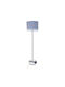 Oxygen Floor Lamp H170xW35cm. with Socket for Bulb E27 Blue