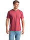 Fruit of the Loom Valueweight Мъжка Рекламна тениска Vintage Heather Red