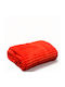 Olia Home Pătură Fleece Superdublă 220x240 cm Portocalie
