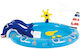 Jilong Kinder Rund Schwimmbecken 190lt Aufblasbar 203x64cm Blau