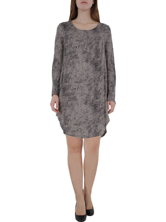 Shirt Dress Dress Brown