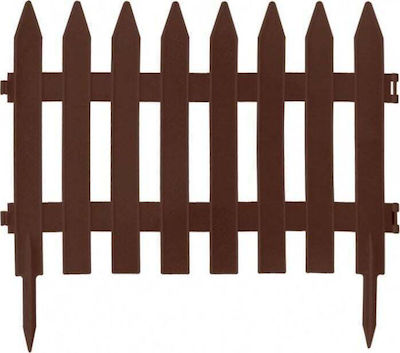 Plastic Fence Railings in Brown Color xcm