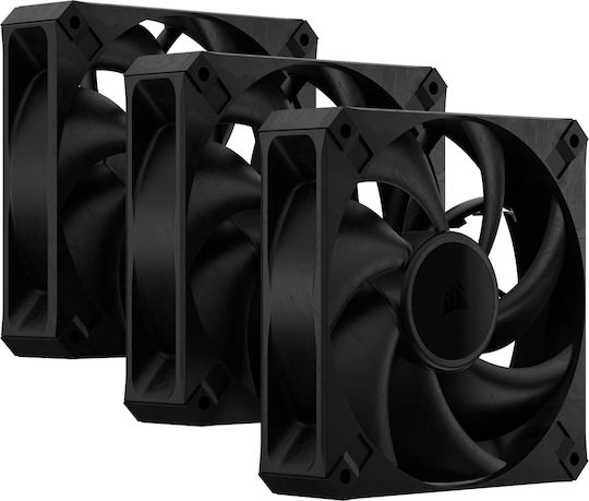 Corsair RS120 Max Case Fans (2000rpm / 72cfm) Without LED Lighting And 4-Pin PWM Connection 3pcs