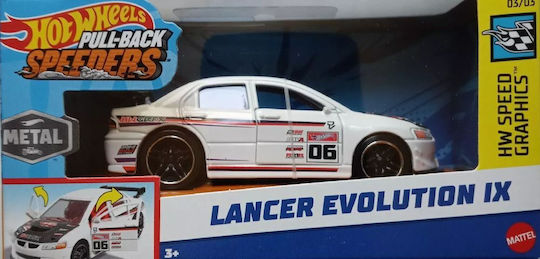 Hot Wheels Speeders Αυτοκινητάκι 1:43 Pull Back Lancer Evolution IX για 3+ Ετών