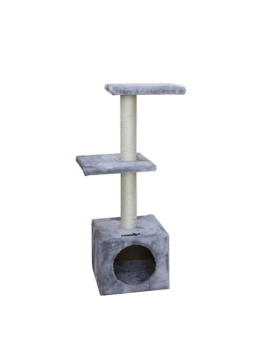 Freedog Kratzbaum Hellgrau 30x30x89cm