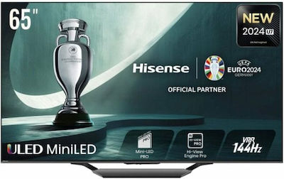 Hisense Smart Τηλεόραση 65" 4K UHD Mini LED 65U7NQ HDR (2024)