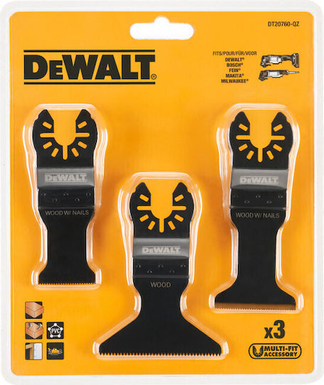 Dewalt Lame Multifuncționale 3buc DT20760