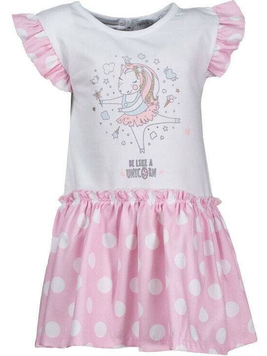 Evita Kids Dress Pink