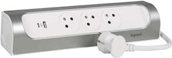 Legrand Power Strip White