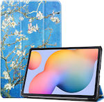 Sonique Flip Cover Piele / Piele artificială Rezistentă Albastru Samsung Galaxy Tab S6 Lite 10.4 P610/P615