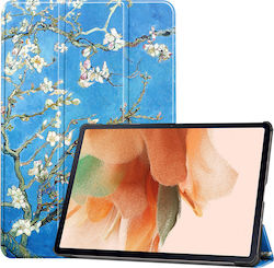 Sonique Flip Cover Piele / Piele artificială Rezistentă Albastru Samsung Galaxy Tab S7 FE 12.4