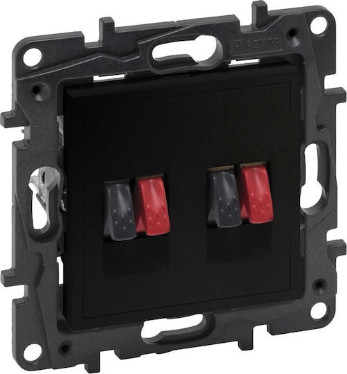 Legrand Niloe Μηχανισμός Πρίζας σε Μαύρο χρώμα 863586