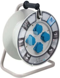 PAWBOL Extension Cord Reel 4 Sockets