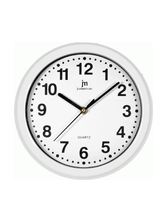 Justaminute Wall Clock White Ø25cm