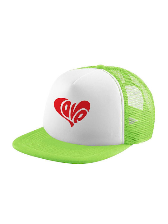 Koupakoupa Kids' Hat Fabric Love Green