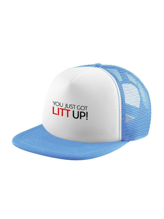 Koupakoupa Παιδικό Καπέλο Υφασμάτινο Suits You Just Got Litt Up! Γαλάζιο