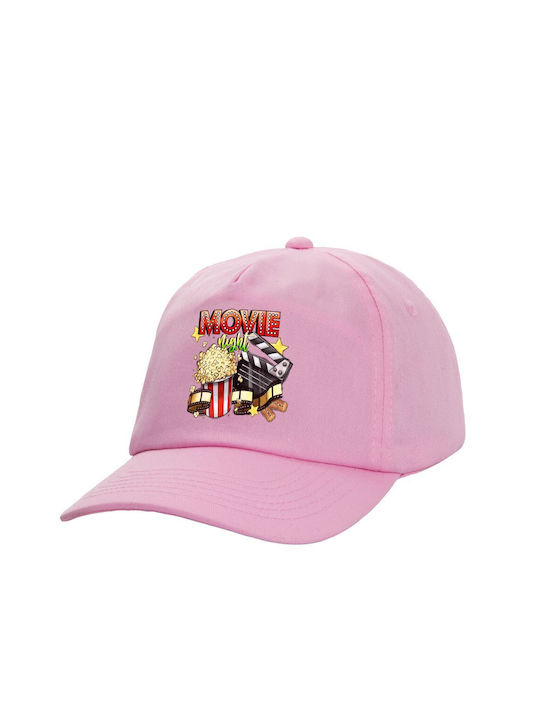 Koupakoupa Παιδικό Καπέλο Υφασμάτινο Movie Night Ροζ