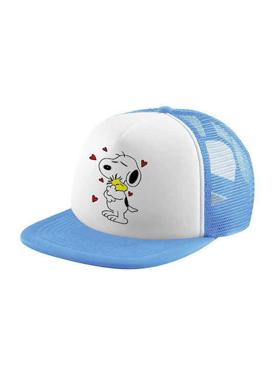 Koupakoupa Kids' Hat Fabric Snoopy Love Light Blue