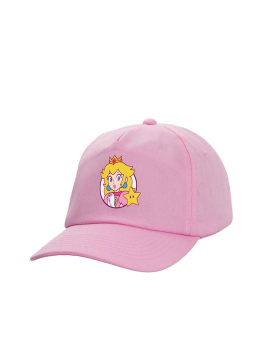 Koupakoupa Παιδικό Καπέλο Υφασμάτινο Princess Peach Ροζ
