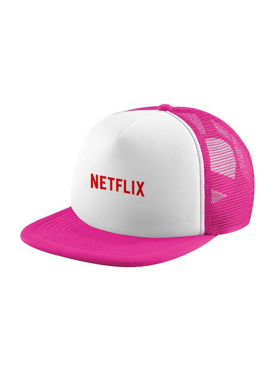 Koupakoupa Παιδικό Καπέλο Υφασμάτινο Netflix Λευκό