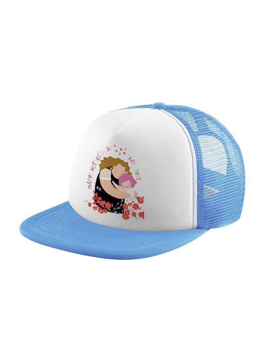 Koupakoupa Παιδικό Καπέλο Υφασμάτινο Cute Mother Γαλάζιο