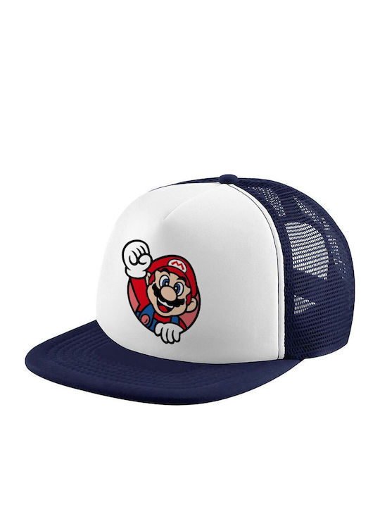 Koupakoupa Kids' Hat Jockey Fabric Super Mario ...