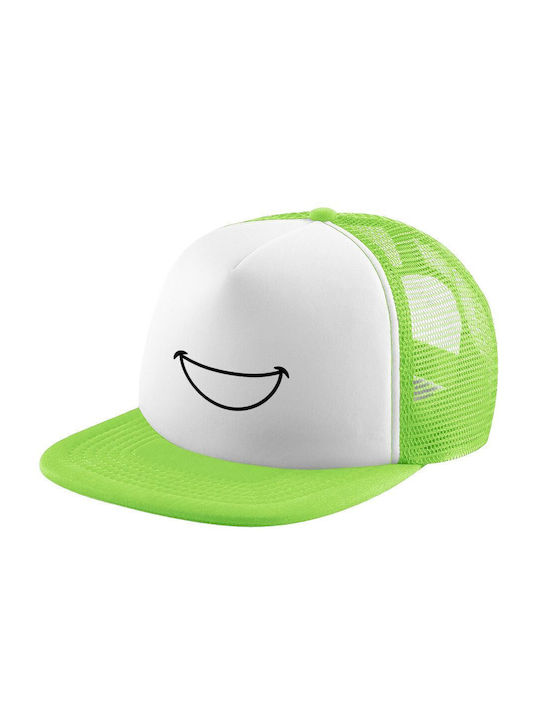 Koupakoupa Παιδικό Καπέλο Υφασμάτινο Χαμογέλα Πράσινο