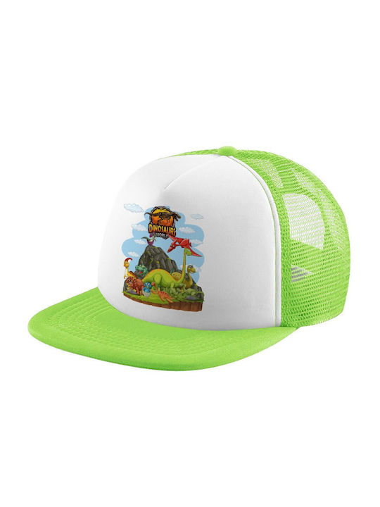 Koupakoupa Παιδικό Καπέλο Υφασμάτινο Dinosaur's World Πράσινο