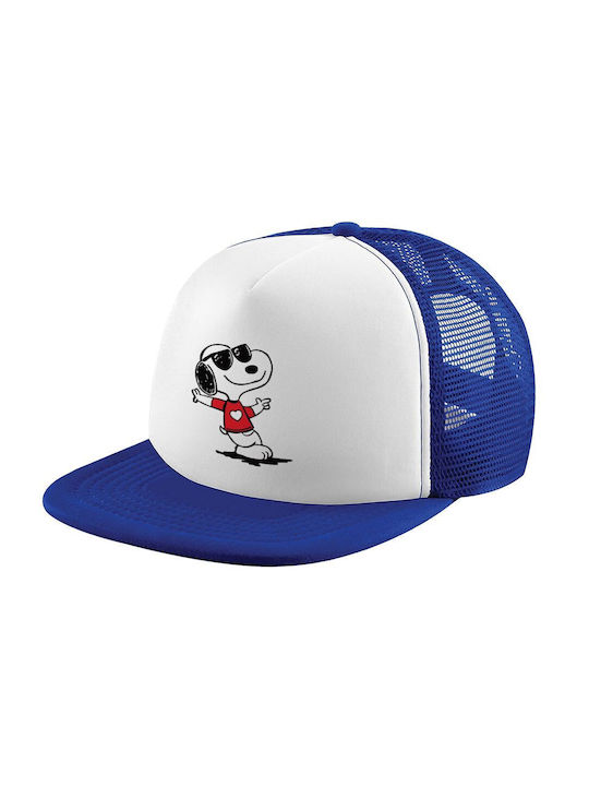 Koupakoupa Παιδικό Καπέλο Υφασμάτινο Snoopy Καρδούλα Λευκό