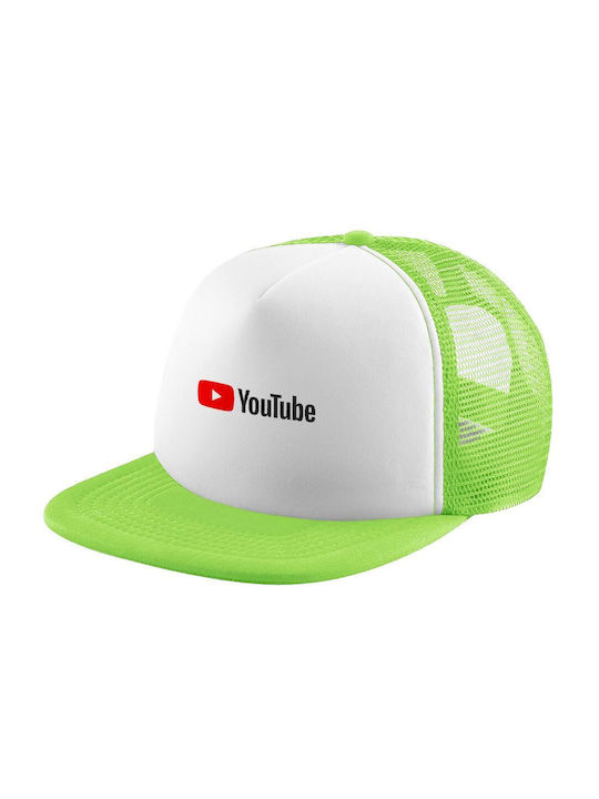 Koupakoupa Παιδικό Καπέλο Υφασμάτινο Youtube Πράσινο